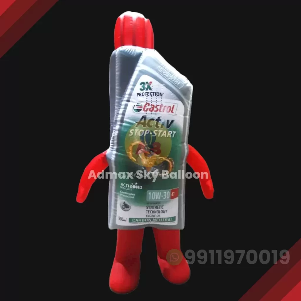 castrol active advertising walking character - Admax Sky Balloon