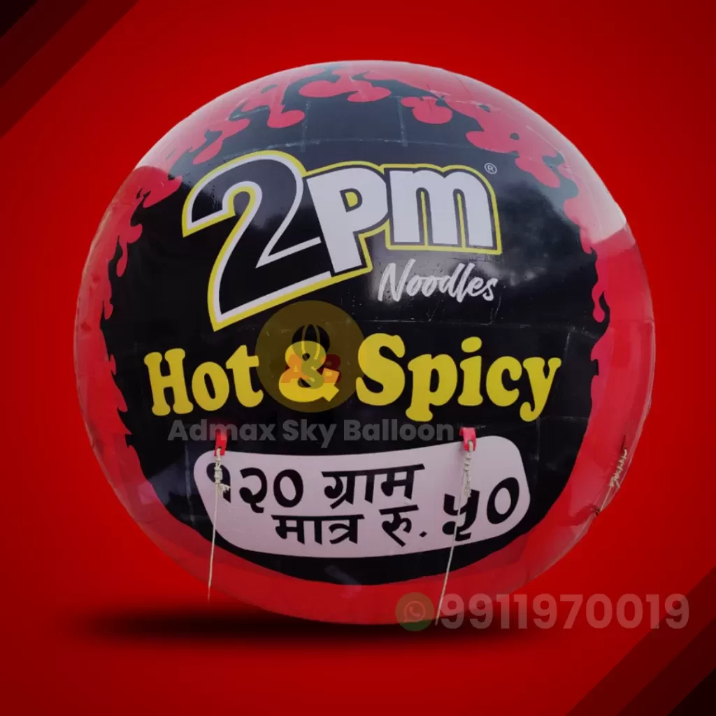 2pm Hot & Spicy Noodles advertising sky balloon - admax sky balloon