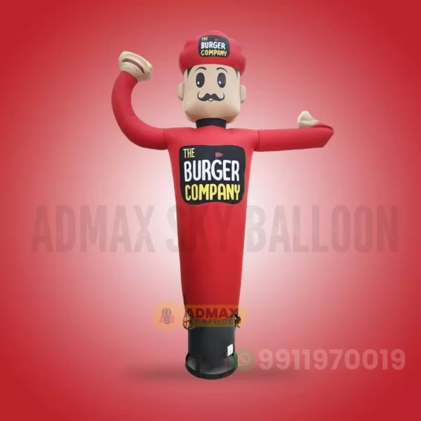 advertising air dancers for cafe and restaurants, admax sky balloon