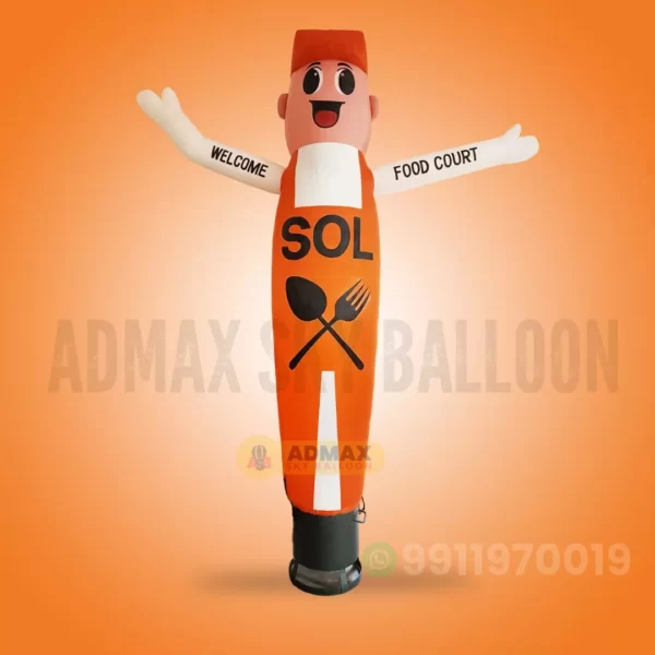 promotional air balloon single hand movement product admax sky balloon