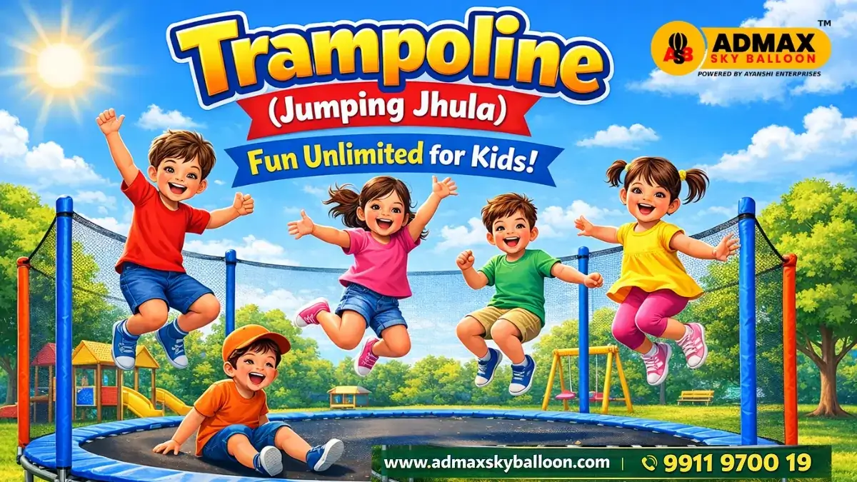 Read more about the article Trampoline (Jumping Jhula) for acrobatic activity.