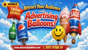 Read more about the article Attract Your Audience with Advertising Balloons