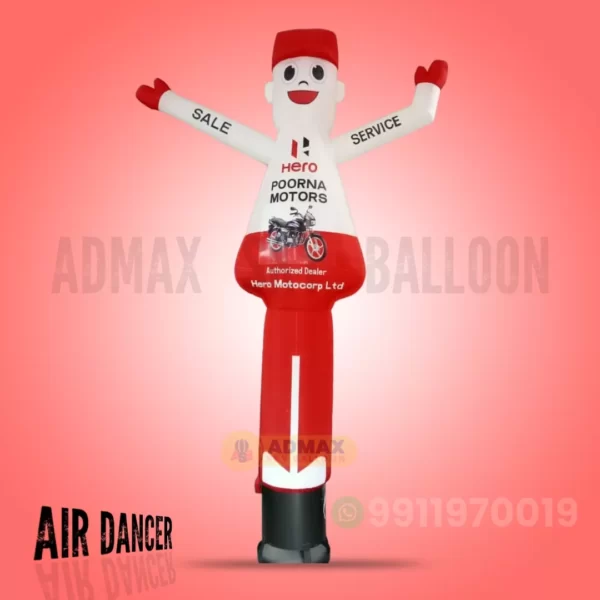 Standing Man advertising air dancer, air balloons, admax sky balloon