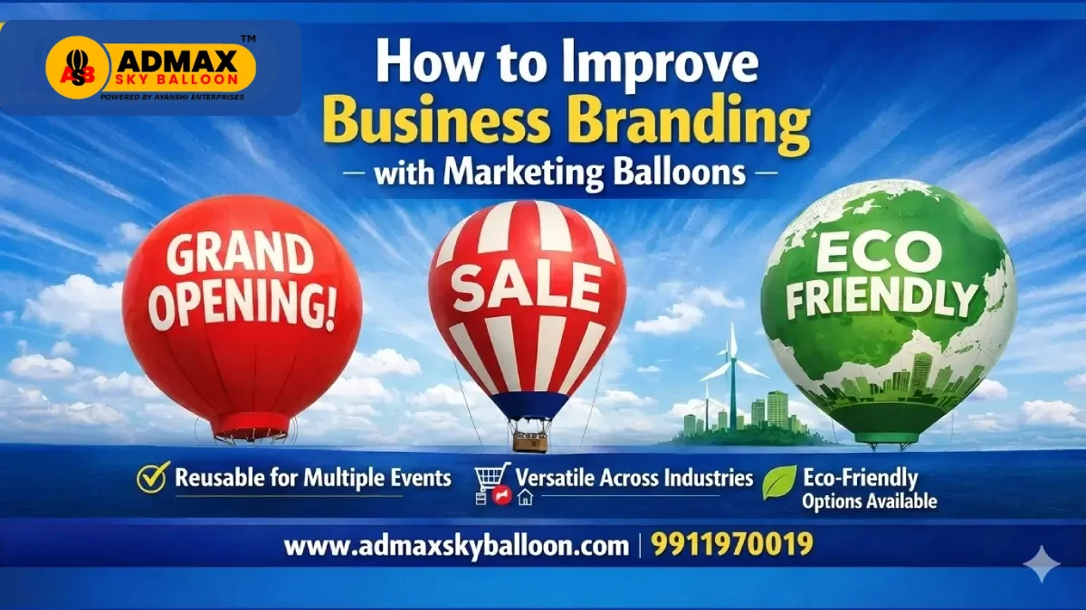 Read more about the article How to Improve Business Branding with Marketing Balloons