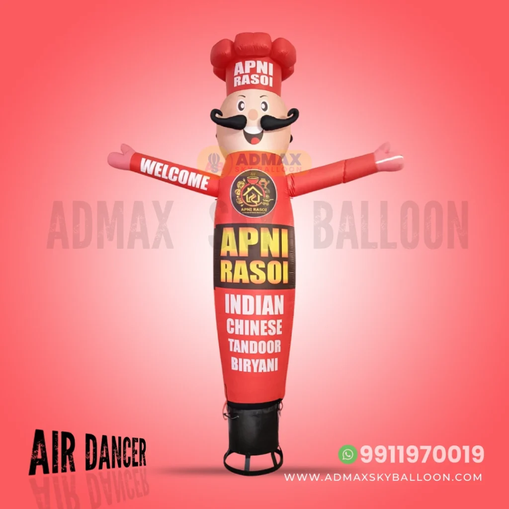 Welcome Man Balloon for Advertising