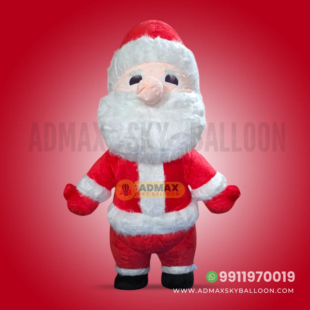 Santa Mascot Costume, Admax Sky Balloon