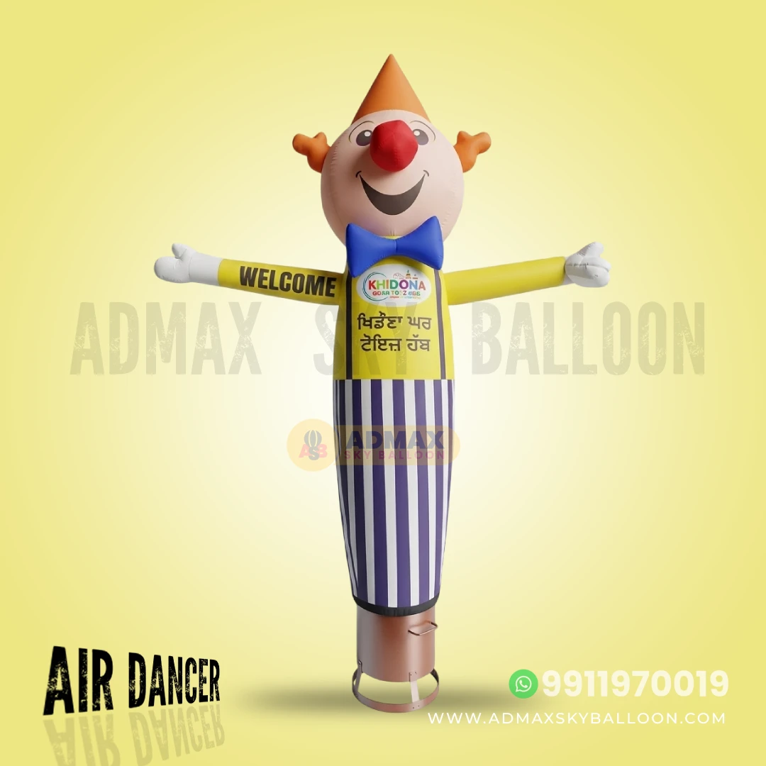 Joker Advertising Air Dancer Balloon for Toy Shop, Admax Sky Balloon