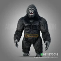 Black Gorilla Mascot Costume | 6-8 Feet