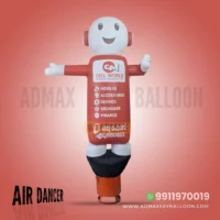 Advertising Air Dancer Welcome Man Balloon for Mobile Shop | 8 Feet