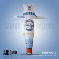 Polar Bear Advertising Air Dancer Balloon, 10 Feet Balloons