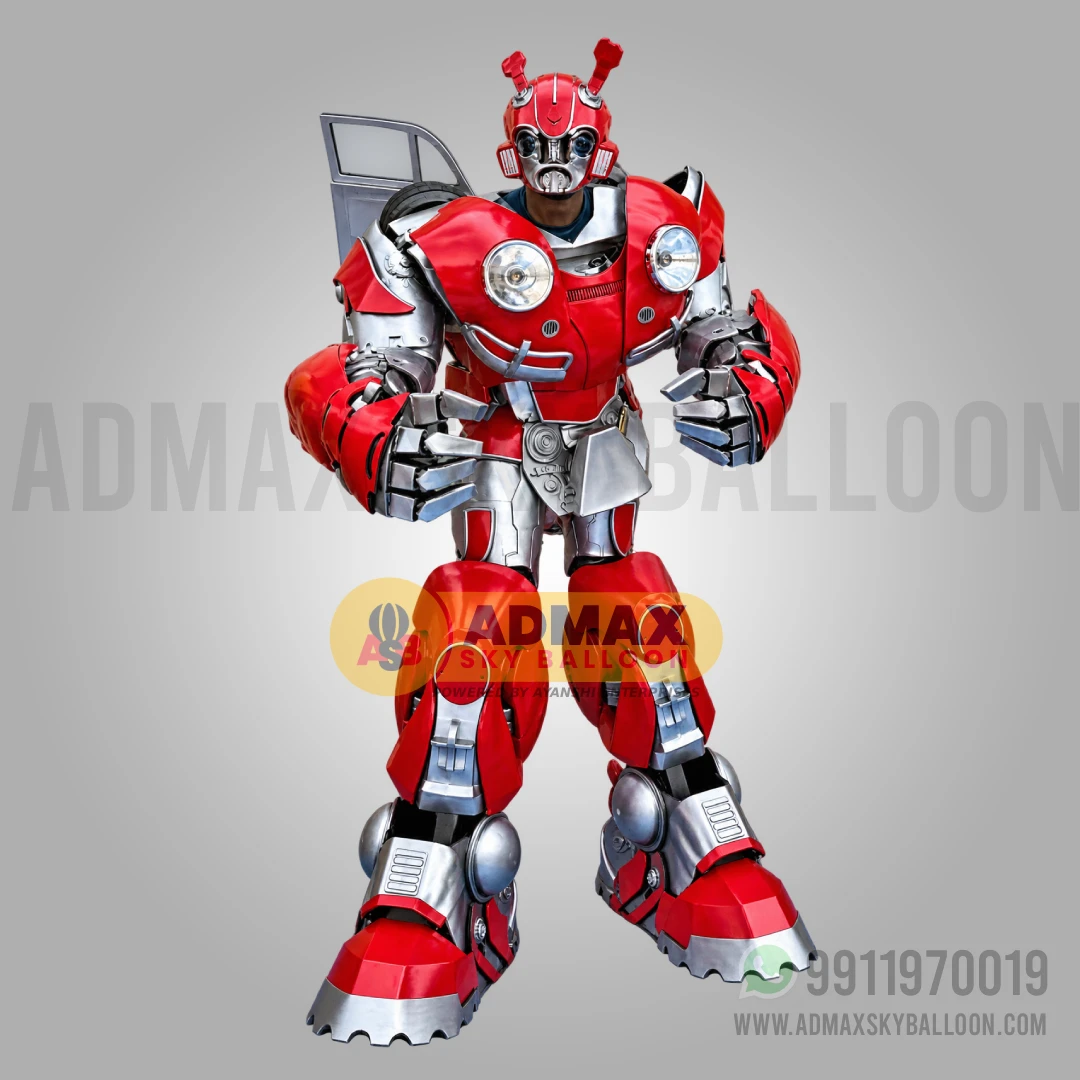 Bumble Bee Red Robot Costume 2